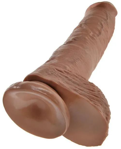 King Cock Realistic Suction Cup 10 Dildo With Balls King Cock Dildos