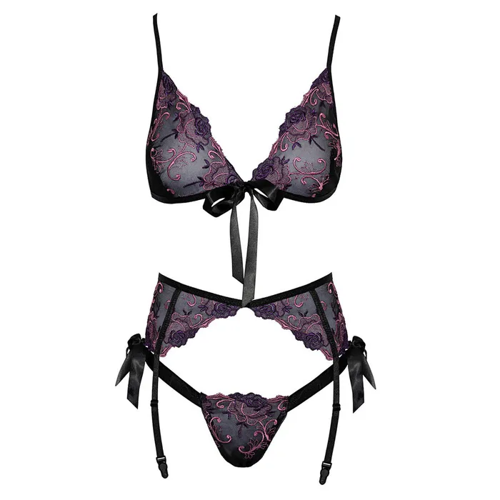 Kissable Embroidered Floral Bra Set Kissable Anal