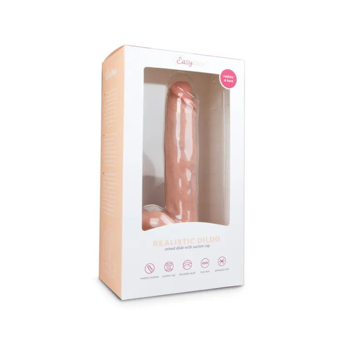 Large realistic dildo with testicles Easy 265 cm Easy Female Sex Toys