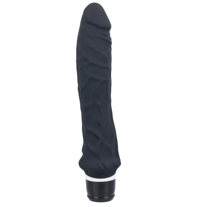 Large realistic silicone Classic black vibrator Seven Creations Female Sex Toys