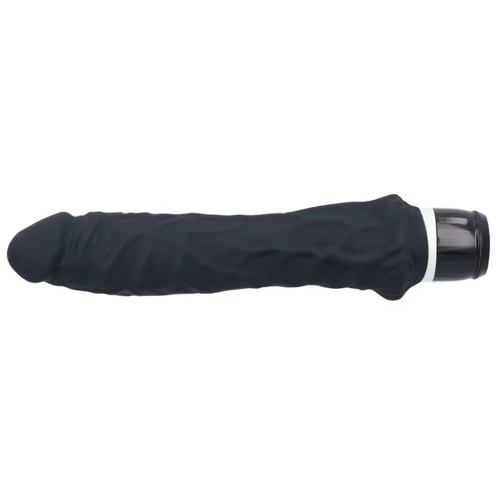 Large realistic silicone Classic black vibrator Seven Creations Female Sex Toys