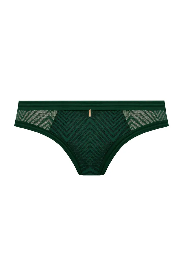 Le Pop Lingerie Male Sex Toys Freya Tailored Tanga Deep Emerald