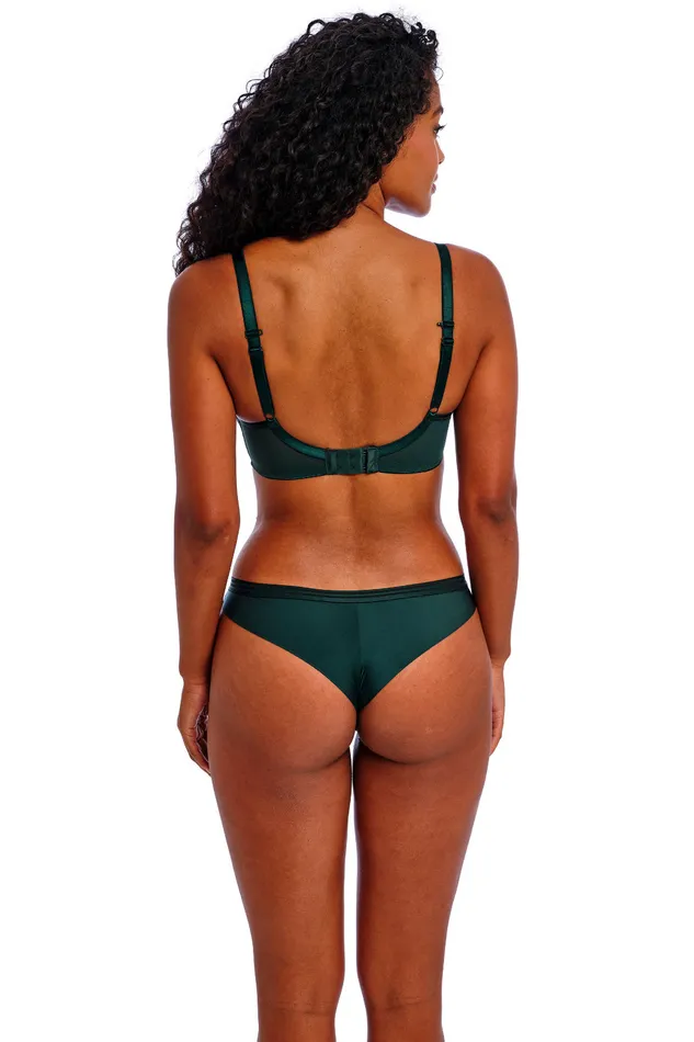 Le Pop Lingerie Male Sex Toys Freya Tailored Tanga Deep Emerald