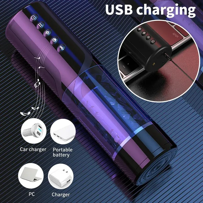 Male Blowjob Machine Automatic Bluetooth Masturbator STS Male Sex Toys