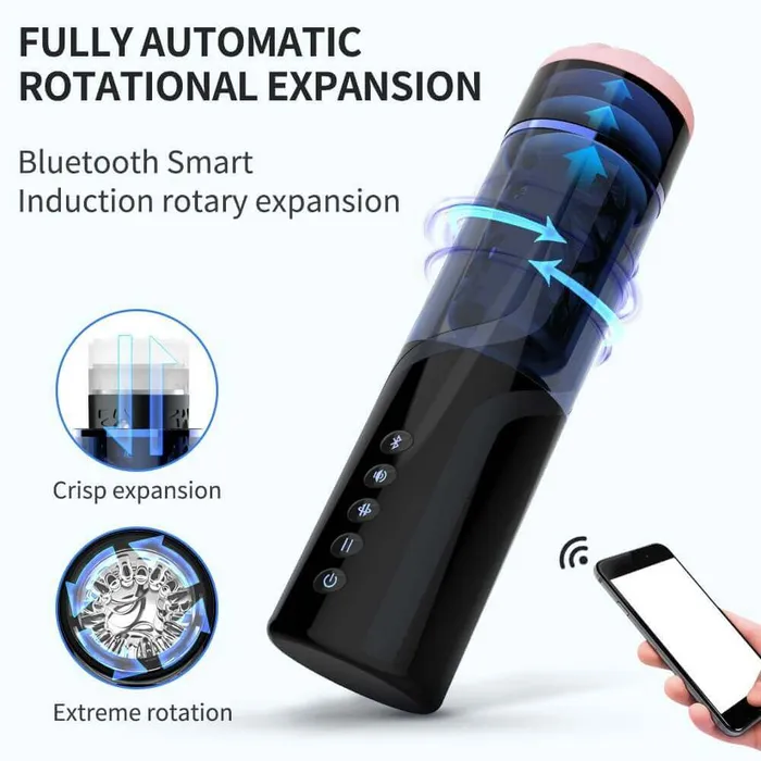 Male Blowjob Machine Automatic Bluetooth Masturbator STS Male Sex Toys