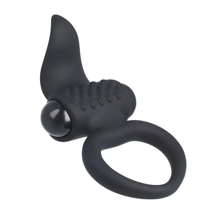 Male Sex Toys Copper Vibrating Cock Ring with Tongue Silicone Adrien Lastic