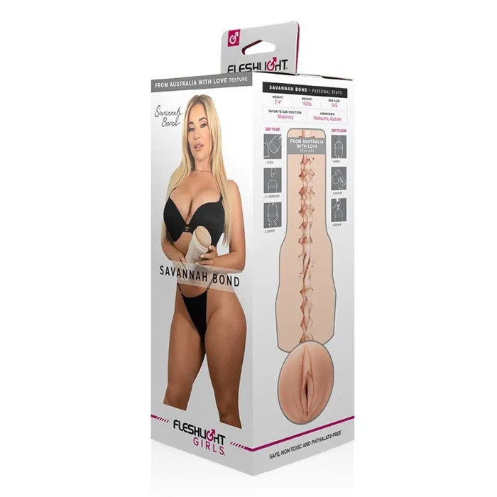 Male Sex Toys Fleshlight Savannah Bond From Australia With Love Fleshlight