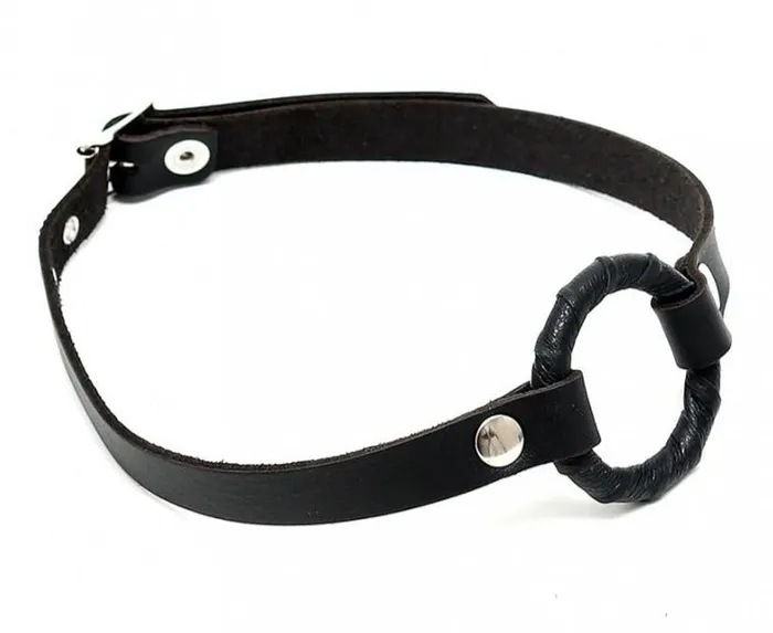 Male Sex Toys Rimba Leather ORing Gag