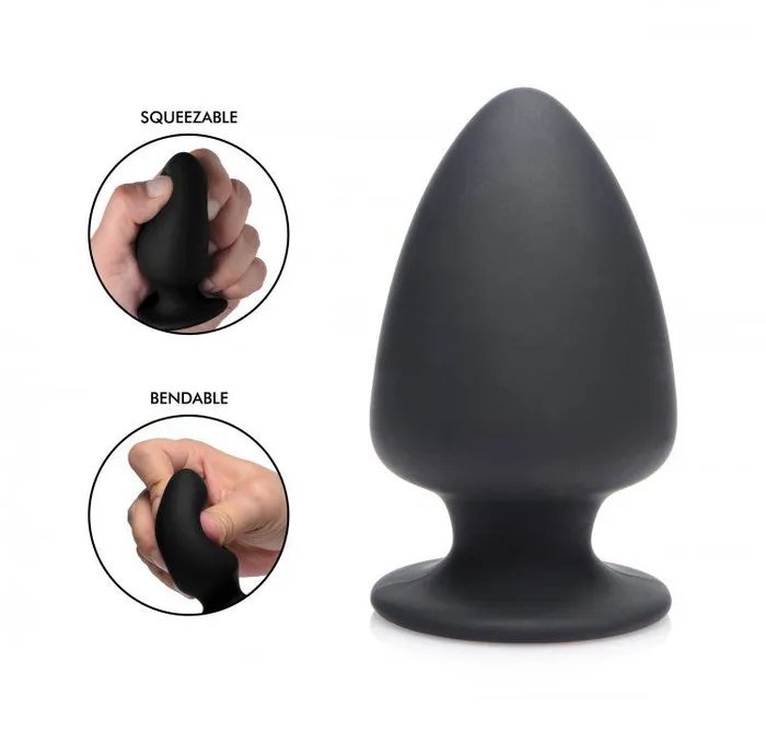 Male Sex Toys SqueezeIt Squeezable Silicone Anal Plug Small