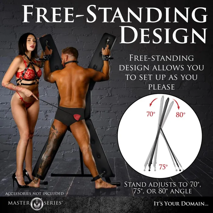 Master Series Master Series St Andrews Cross Deluxe Male Sex Toys