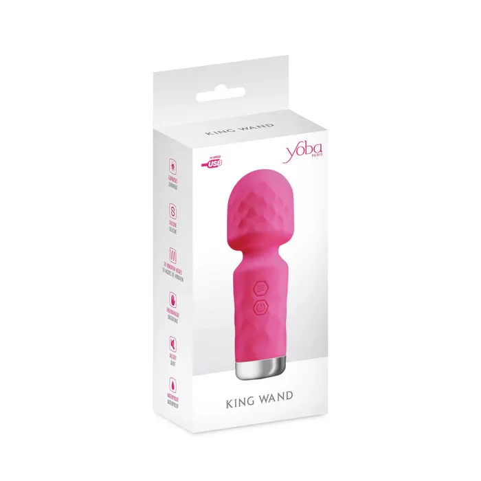 Mini Wand Massager Yoba King Wand Pink Yoba Vibrators