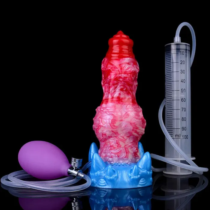 mysite Female Sex Toys Fantasy Spiked Inflatable Ejaculation Dildo