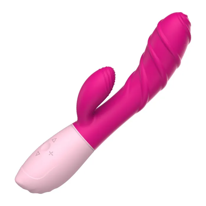 mysite Rechargeable Rabbit Vibrator Ribbed Female Sex Toys