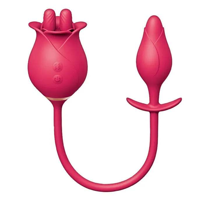 Nasstoys Anal ClitTastic Tulip Finger Massager Pleasure Plug Red