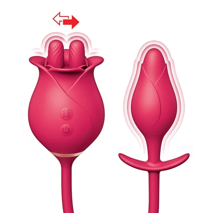 Nasstoys Anal ClitTastic Tulip Finger Massager Pleasure Plug Red