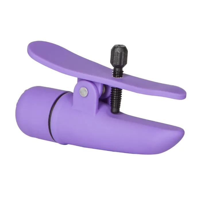 Nipplettes Vibrating Purple Nipple Clamps California Exotic Vibrators