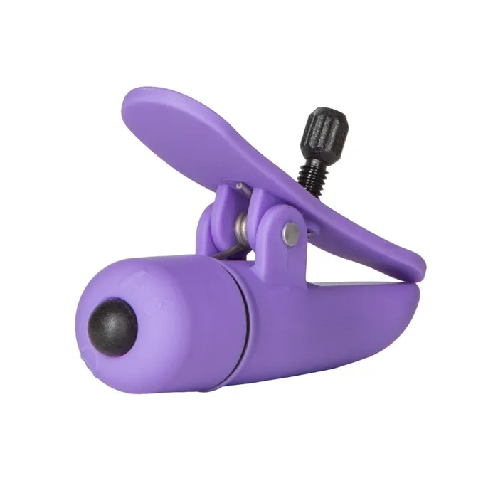 Nipplettes Vibrating Purple Nipple Clamps California Exotic Vibrators