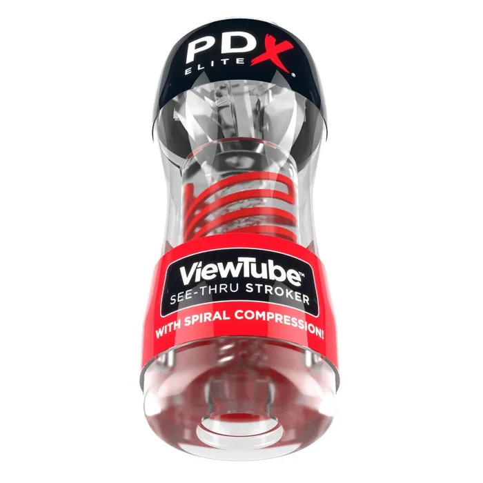 PDX Elite ViewTube Clear Jelly Masturbator Pipedream Male Sex Toys