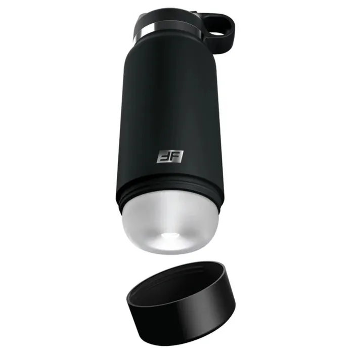 PDX Plus PDX Plus Fap Flask Thrill Seeker Discreet Stroker Black Bottle Frosted Male Sex Toys