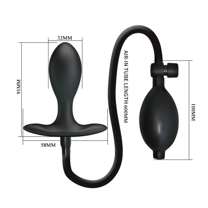 Pretty Love Male Sex Toys Inflatable Butt Plug With Added Weight Inflatable Plug II