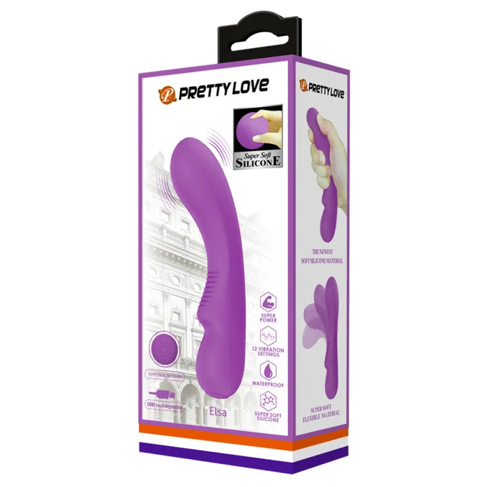 Pretty Love Vibrators Pretty Love Elsa Rechargeable Soft Silicone Gspot Vibrator