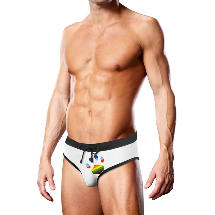 Prowler Female Sex Toys Prowler Swim Brief White Oversized Paw Large