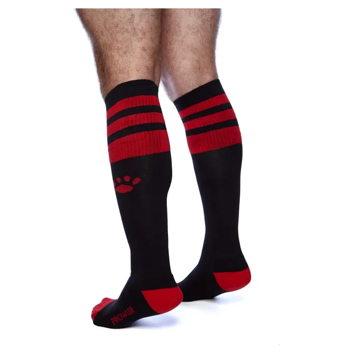 Prowler Red Anal Prowler RED Football Sock BlackRed