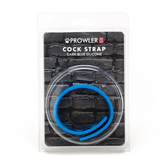 Prowler Red Silicone Adjustable Cock Strap Blue Prowler Anal