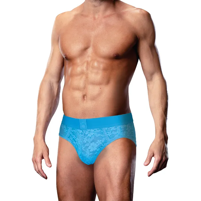 Prowler Vibrators Prowler Neon Blue Lace Brief XX Large