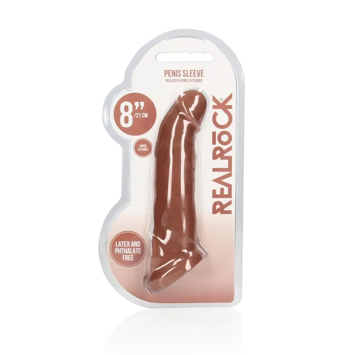 Realrock cyber skin penis extender and thickener Shots Toys Male Sex Toys