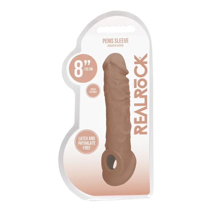 Realrock cyber skin penis extender and thickener Shots Toys Male Sex Toys