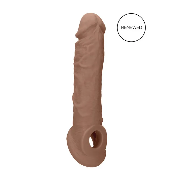 Realrock cyber skin penis extender and thickener Shots Toys Male Sex Toys