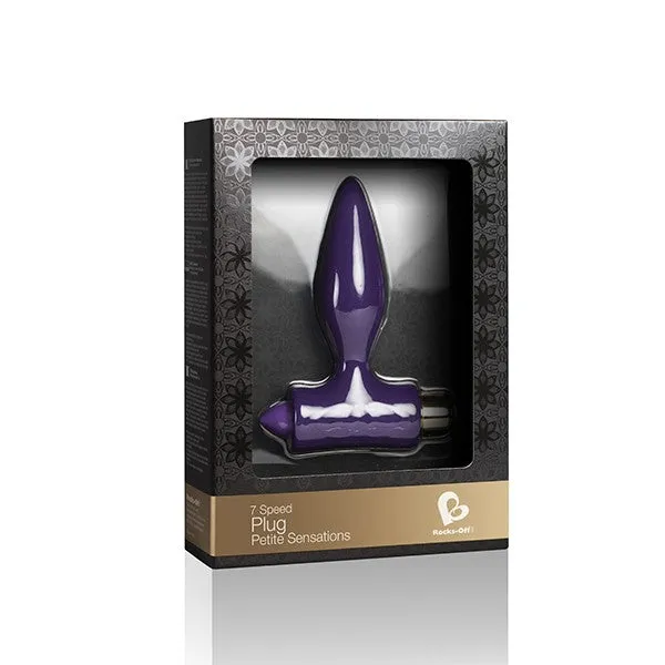 Rocks Off Petite Sensations Purple Butt Plug Rocks Off Ltd Anal