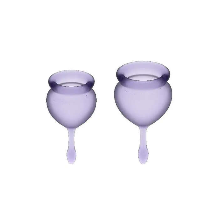 Satisfyer Feel Good menstrual cups purple Satisfyer Vibrators