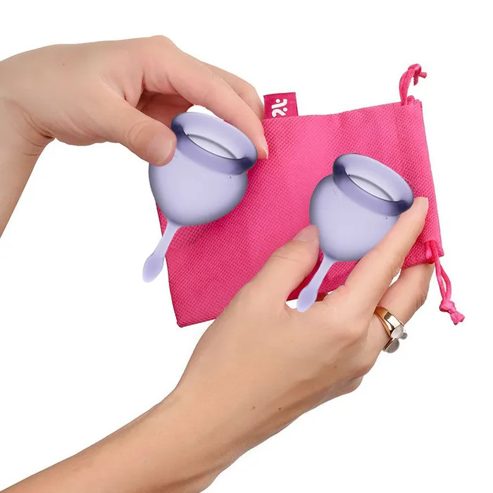 Satisfyer Feel Good menstrual cups purple Satisfyer Vibrators