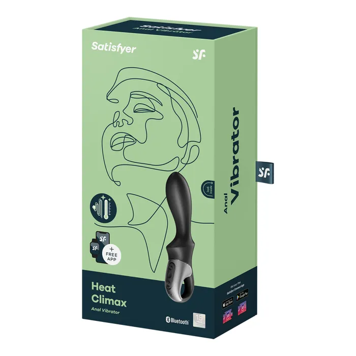 Satisfyer Satisfyer Heat Climax Rechargeable Heated Anal Stimulator with App Male Sex Toys