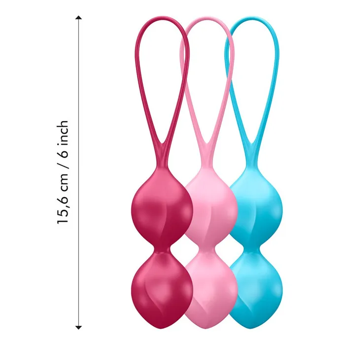 Satisfyer VBalls Silicone Vaginal Balls Set Satisfyer Dildos