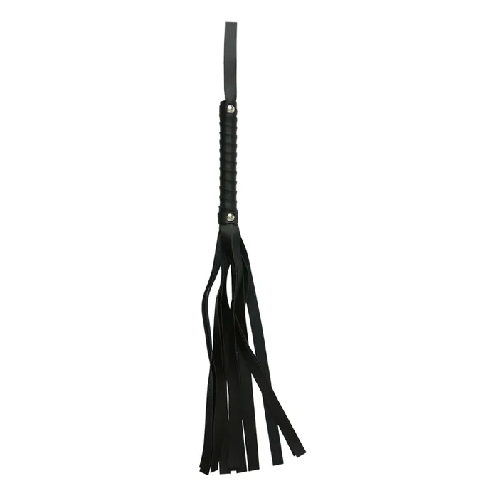 Sex Mischief Anal Black Faux Leather Flogger