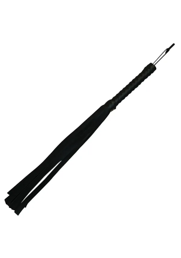 Sex Mischief Anal Black Faux Leather Flogger