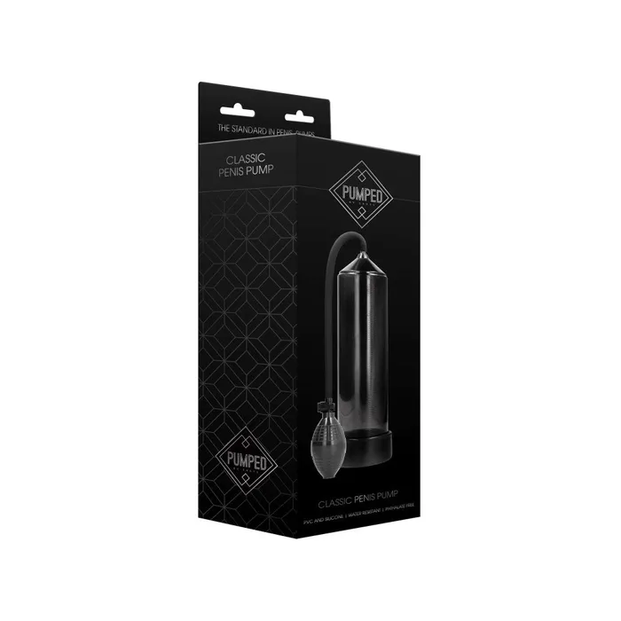 Shots Toys Male Sex Toys Penis Pump Pumped Classic black plus cock ring