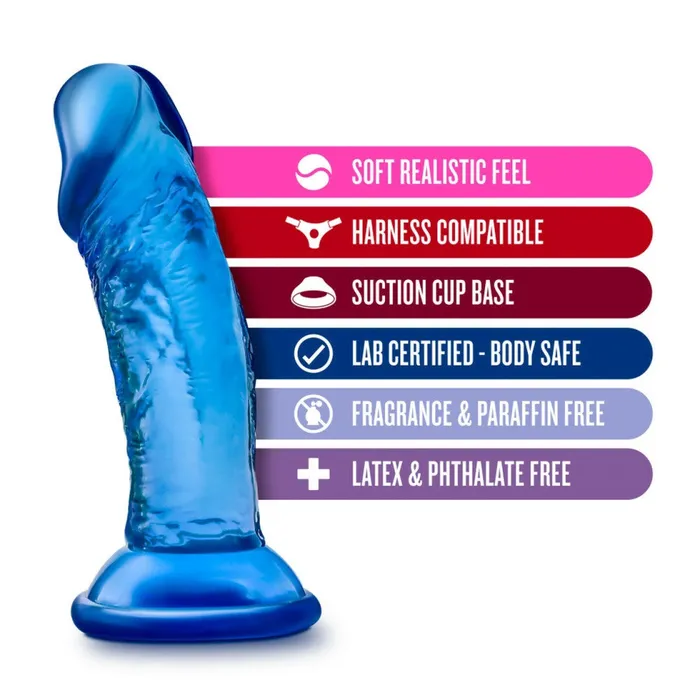 Sweet n Small 4 Blue Realistic Small Dildo Blush Dildos