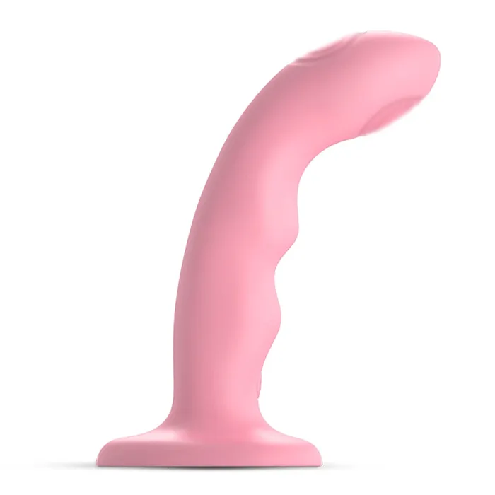 TAPPING DILDO WAVE CORAL PINK STRAPONME Vibrators