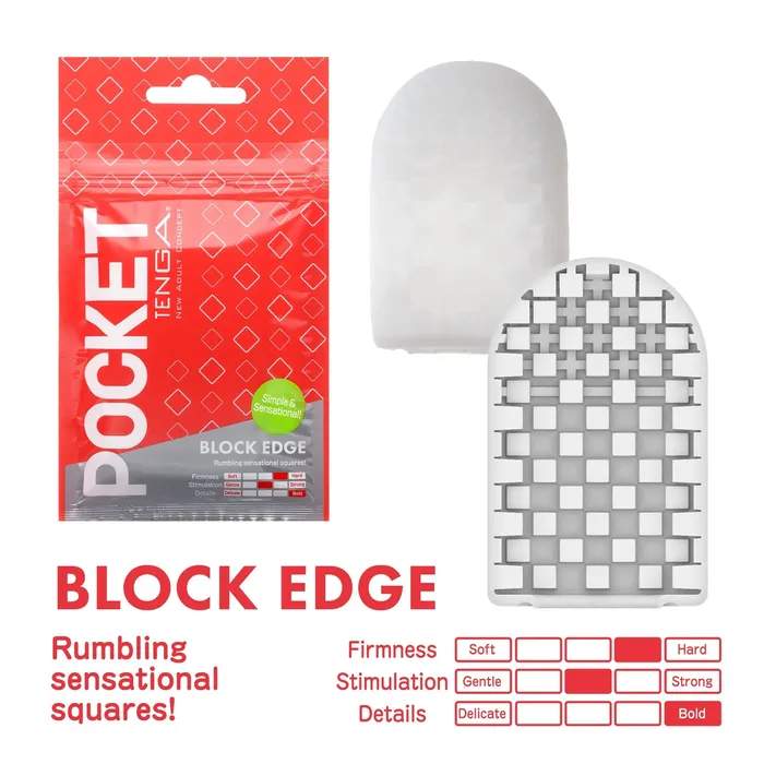 Tenga POCKET TENGA BLOCK EDGE Vibrators