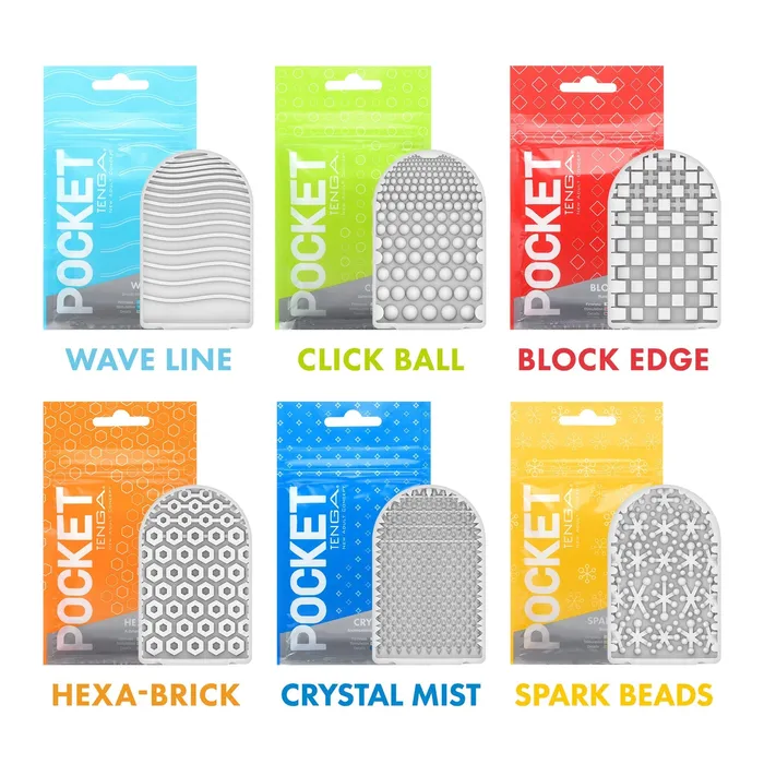 Tenga POCKET TENGA BLOCK EDGE Vibrators