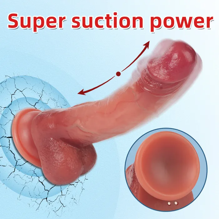 Thrusting Dildo Vibrator Suction Cup Female Sex Toys