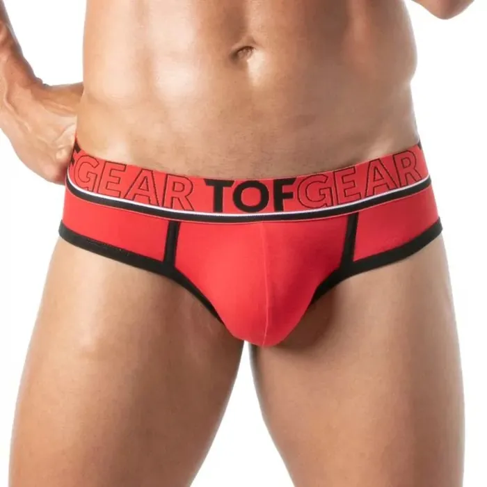 TOF Paris Vibrators Champion Brief Red Size L