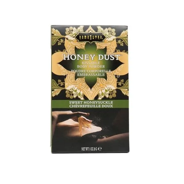 Vibrators Honey Dust Body Powder Sweet Honeysuckle 1oz Kama Sutra