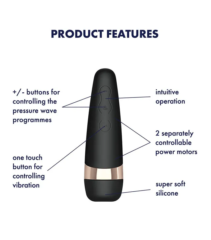 Vibrators Satisfyer Pro Satisfyer Pro 3 Air Pulse Stimulator