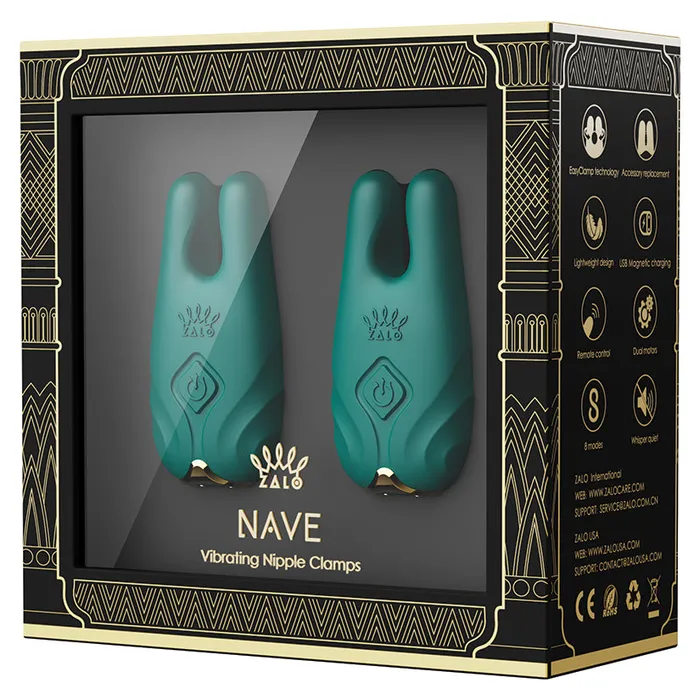 Vibrators Zalo Zalo Nave Turquoise Green