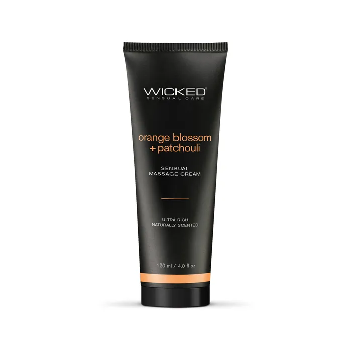 Wicked Couples Orange Blossom Patchouli Massage Cream 4oz